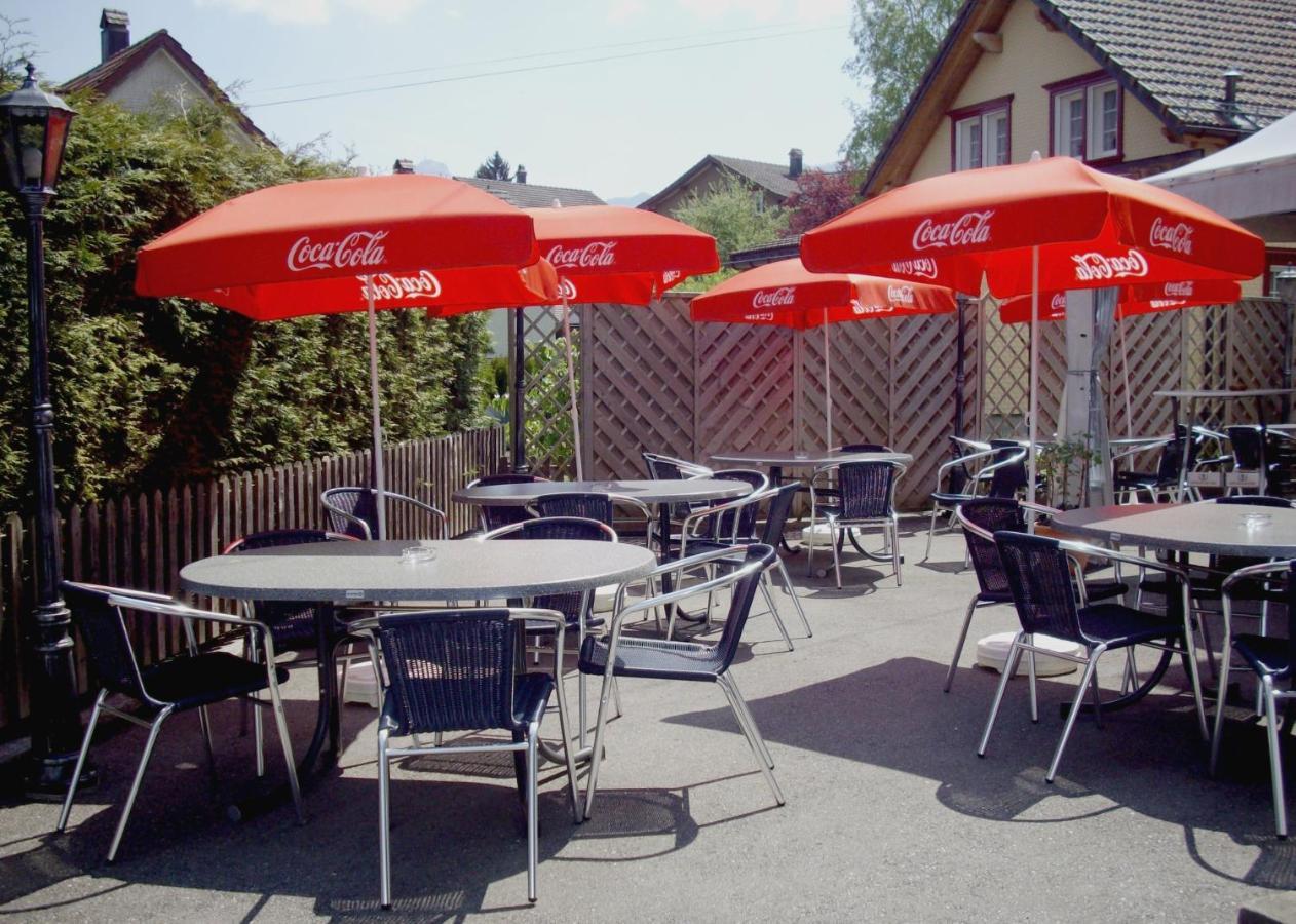 Restaurant Hotel Stossplatz Appenzell Buitenkant foto